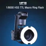 Nissin MF18 HSS TTL Macro Ring Flash 1/8000s High-Speed Sync For Nikon Camera