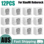 12PCS Dust Bag for Roborock S8+ S8 Pro Ultra,S7 MaxV Ultra,Q7+, Q7 Max+,Q5+