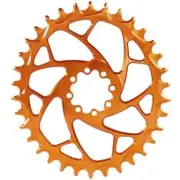 ALUGEAR Oval 8-Bolt Boost Chainring for SRAM MTB. Orange