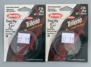 2 Packs Berkley Trout Rigs Trilene XL 2 LB #18 Treble Hook