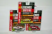 Auto World Set of 3 HO Slot Cars Snake & Mongoose Legends of the Quarter Mile