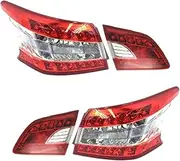 Car Styling Taillight ，Compatible for nissan sylphy sentra 2012-2015 Tail Light Tail Lamp DRL Rear Turn Signal Auto Accessories(4pcs)