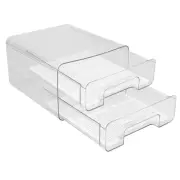 Fridge Drawers with Lids Stackable Pull Out Fridge Storage Containers ♛