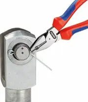 KNIPEX 02 02 225 SB High Leverage Combination Pliers black atramentized with mul