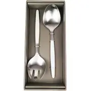 Steel Salad Server - 2 Piece Set