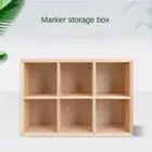 Large Capacity Storage Box Multi Grid Marker Pen Holder Office Supply