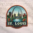 Gateway Arch National Park Patch Iron-on Applique Nature Badge St. Louis, Travel