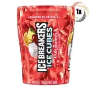 1x Bottle Ice Breakers Fruit Punch Ice Cubes - 40 Pieces Each - Sugar Free