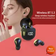 Mini Wireless Bluetooth 5.3 Invisible Earbuds Headset Earphones Touch Control