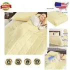 Durable 20lbs Cooling Weighted Blanket 80x87 - Soft Polyester for Sleep Comfort