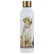 Ashdene Puppy Love Labrador Drink Bottle 24.5cm Travel Water Container White