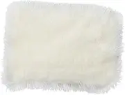 DRESSOOS Bed Portable Dog Sleep Pad Plush Pet Blanket Warm Cozy for Dogs Cats Puppies White l 100 * 75cm