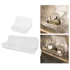 Shower Caddy, Acrylic Shower Caddy, Modern Wall Mounted Shelf, Storage Basket