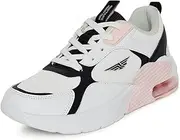 [Red Tape] Women's Sports Shoes-, Added Bounce, Air+ Technology, Dynamic Feet Support, Model RLO0725B, Black/White