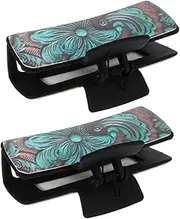 GANAZONO 2pcs Vintage Hair Claw Clips for Thick Hold for Women Stylish Retro Design Occasion