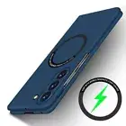 Matte fr Samsung Galaxy Z Fold 6 Cover Ring Hard PC Thin Metal Case Magsafe Slim