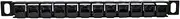 Patch Panel 12 Port - Network Wiring Rack - Unshielded Cat5e/Cat6 Cable Wiring Rack, Cord Organizer for Machine Room