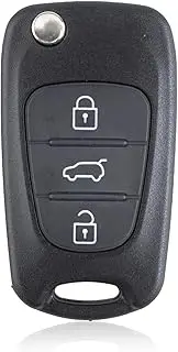 FLJKCT Car Key Shell 3 Buttons Remote Control Key Shell Key Protective Shell,for Hyundai YF Sonata