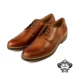 【OROBIANCO】經典質感刷色綁帶德比鞋 棕色(O8710-COG)