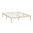 Bed Frame Double Size Wooden Base Mattress Platform Timber Pine BRUNO
