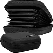 Koah Hard Shell Camera Filter Case - Lens Filter Case for 8 Filters - Protective Photography Filters Case Organizer with Inner Padded Design - Small Holder for Multiple 58mm 67mm 72mm 77mm 82mm 95mm