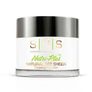 SNS Nail Dip Dipping Powder Natural Set Sheer Clear 56g 2oz