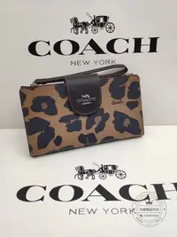 在飛比找Yahoo!奇摩拍賣優惠-空姐代購 美國直郵 COACH CC869 蔻馳新款 豹紋拼