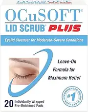 Ocusoft Lid Scrub Plus (20 Individually Wrapped Pre- Moistened Pads)