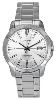 Casio Standard Silver Dial Dress Quartz Men's Watch MTP-V004D-7C