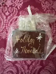 Liberty Hill Box- Holiday Thread Holder with 4 handpainted holders
