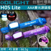 在飛比找momo購物網優惠-【Olight】電筒王 H05 Lite 勻光不刺眼 雙光源
