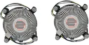 OSALADI 2pcs CPU Cooling Fan Computer Fan Knob for Gas Stove D20 Camera Hybrid Rotator Computer CPU Computer Cooler Multifunctional Rotator Desktop Phone Stand Sealer Gadget Black Copper