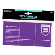 (150 Sleeves/Standard Size Board Game Trading Card Sleeves Deck Purple