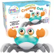 Interactive Crawling Crab Baby Toy - Walking Crab Baby Toy for Toddlers with Int