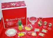 American Girl MARIE GRACE CECILE GLASSWARE & TREATS NEW