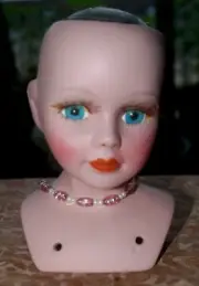 Armand Marseille Germany 341,390? Bisque Baby Doll Head 4.5" Tall Reproduction