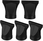 Hair Dryer Diffuser Attachment Nozzles 5pcs Black for Most Models Hair Styling Tools