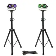 VOCOPRO DYNAMIC-DUO Dual 5 in 1 Multi-FX Lights on Tripods