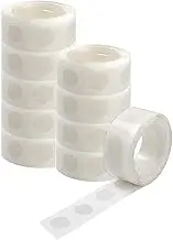 1000 Pcs Balloon Glue Dots 13 cm Removable Adhesive Craft Sticky Dot Tape for Birthday Wedding Party Decoration(Color:White)
