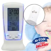 Backlight Alarm Clock LED Display Table Thermometer Digital Alarm Clock Snooze