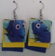 Finding Dory earrings duct tape duck lightweight handmade nemo