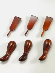 Chopstick rest, wooden battledore, gourd, Lot5 made in Japan