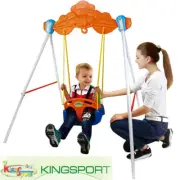 Kids Children Baby Indoor Outdoor Yard Toddler Swing Set with Metal Shelf Large