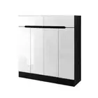 Shoe Cabinet Shoes Storage Rack High Gloss Cupboard Shelf 120Cm