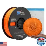 ATARAXIA ART Airless Bouncy B-Flexible Orange PLA Filament 1.75mm, Flexible 3