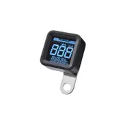 DAYTONA Corp. CUBE digital LCD speedometer with rev counter, black