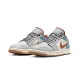 W Air Jordan 1 Low SE Phantom 拼接 丹寧牛仔 FZ5045-091 US6 丹寧牛仔