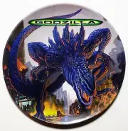 Vintage 1998 Godzilla 8" Dinner Plate RARE HTF Toho Zak Designs Official 90s