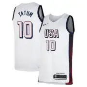 USA Men’s National Team Jayson USA OLYMPIC JERSEYS 2024 Tatum 10