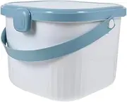 CLISPEED Storage Container with Lid Large Organizer Bin for Clothes Building Blocks Versatile Household Storage Basket for Simple Design Clutter Home